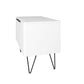 Manhattan Comfort Beekman 35" Accent Cabinet With 2 Shelves In White