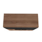 Manhattan Comfort Beekman 44" Low Cabinet With 4 Shelves In Brown & Black