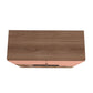 Manhattan Comfort Beekman 44" Low Cabinet With 4 Shelves In Brown & Pink