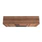 Manhattan Comfort Beekman 63" Sideboard With 4 Shelves In Brown & Black