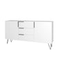 Manhattan Comfort Beekman 63" Sideboard With 4 Shelves In White