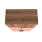 Manhattan Comfort Beekman 67" Tall Cabinet With 6 Shelves In Brown & Pink