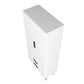 Manhattan Comfort Beekman 67" Tall Cabinet With 6 Shelves In White