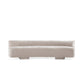 Manhattan Comfort Beige Modern Verandah Chenille 112" XL Sofa