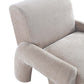 Manhattan Comfort Beige Modern Verandah Chenille Accent Chair