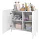 Manhattan Comfort Bogardus White Accent Cabinet With 4 Shelves