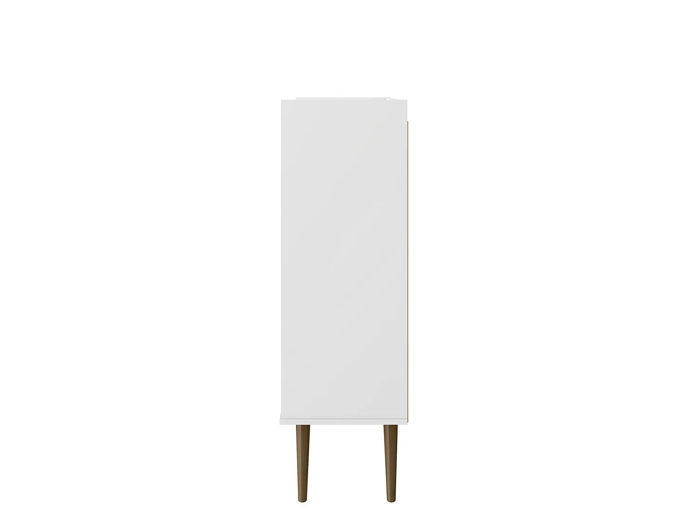 Manhattan Comfort Bogart 46" Mid-Century Modern Accent Cabinet In White