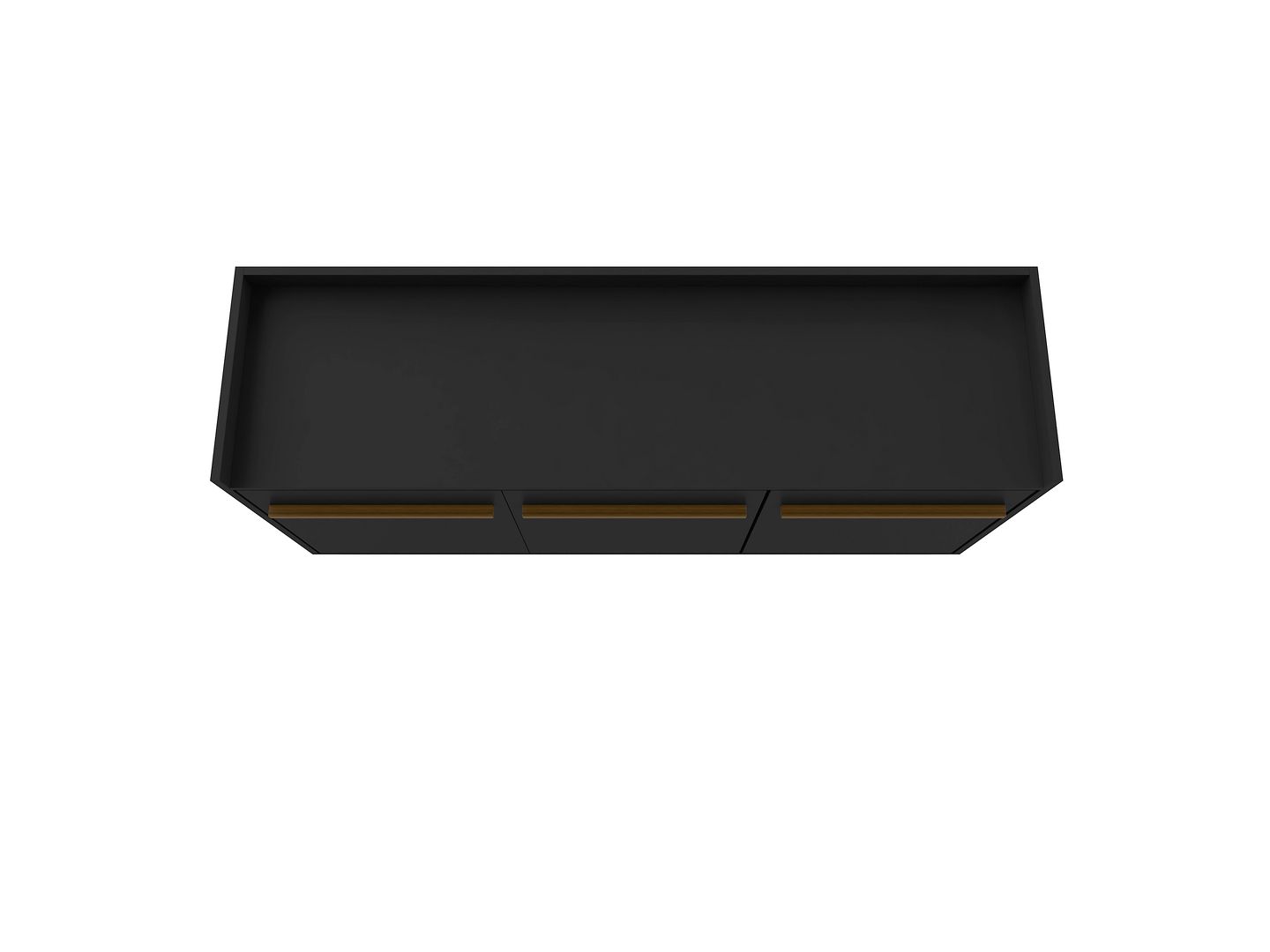 Manhattan Comfort Bradley 54" Buffet Stand With 4 Shelves In Black