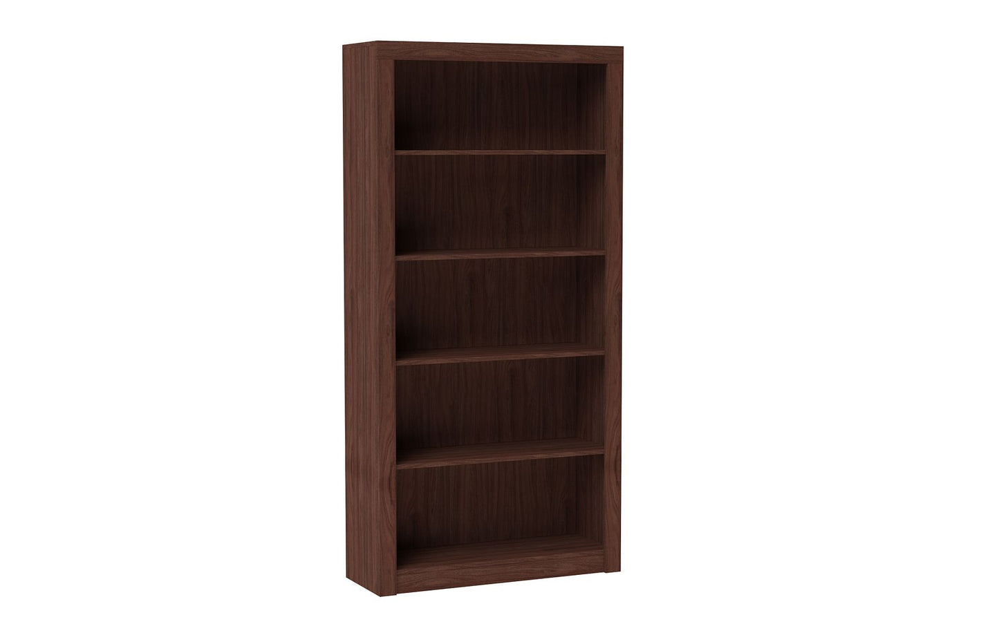 Manhattan Comfort Classic Olinda 1.0 With 5-Shelves In Nut Brown