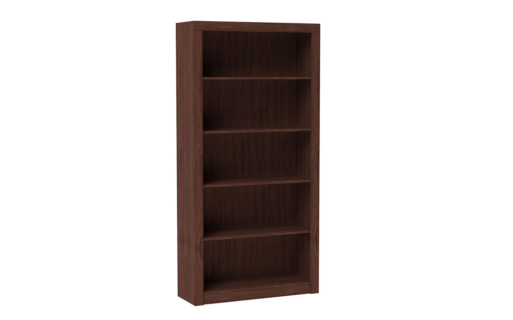 Manhattan Comfort Classic Olinda 1.0 With 5-Shelves In Nut Brown