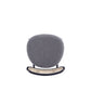 Manhattan Comfort Colbert Black & Cane With Gray Upholstered Dining Chairs In A Set Of 4