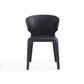 Manhattan Comfort Conrad Black Faux Leather Dining Chairs In A Set Of 2