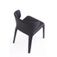 Manhattan Comfort Conrad Black Faux Leather Dining Chairs In A Set Of 2