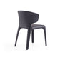 Manhattan Comfort Conrad Black Faux Leather Dining Chairs In A Set Of 2