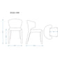 Manhattan Comfort Conrad Saddle Faux Leather Dining Chairs In A Set Of 2