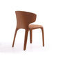 Manhattan Comfort Conrad Saddle Faux Leather Dining Chairs In A Set Of 2