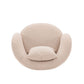 Manhattan Comfort Contemporary Siri 2-Piece Linen Accent Chair With Pillows In Wheat