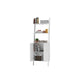Manhattan Comfort Cooper Ladder Display Cabinet With 2 Floating Shelves In White