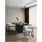Manhattan Comfort Corso Leatherette Dining Chair With Metal Frame In Cream