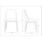 Manhattan Comfort Courding Tan & Walnut Faux Leather Dining Chair
