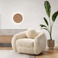 Manhattan Comfort Cream Modern Tribeca Chenille Accent Chair - Set of 2
