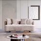 Manhattan Comfort Cream Modern Verandah Chenille 91" Sofa