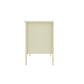 Manhattan Comfort Crown 31" Dresser In Glossy Off White With 3 Drawers