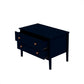 Manhattan Comfort Crown 31" Dresser In Glossy Tatiana Midnight Blue With 2 Drawers