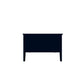 Manhattan Comfort Crown 31" Dresser In Glossy Tatiana Midnight Blue With 2 Drawers