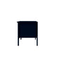 Manhattan Comfort Crown 31" Dresser In Glossy Tatiana Midnight Blue With 2 Drawers