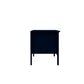 Manhattan Comfort Crown 31" Dresser In Glossy Tatiana Midnight Blue With 2 Drawers