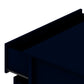 Manhattan Comfort Crown 31" Dresser In Glossy Tatiana Midnight Blue With 3 Drawers