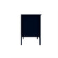 Manhattan Comfort Crown 31" Dresser In Glossy Tatiana Midnight Blue With 3 Drawers