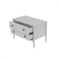 Manhattan Comfort Crown 31" Dresser In Glossy White With 2 Drawers