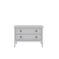 Manhattan Comfort Crown 31" Dresser In Glossy White With 2 Drawers