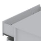 Manhattan Comfort Crown 31" Dresser In Glossy White With 3 Drawers
