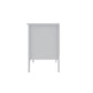 Manhattan Comfort Crown 31" Dresser In Glossy White With 3 Drawers