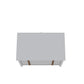 Manhattan Comfort Crown 31" Dresser In Glossy White With 3 Drawers