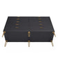 Manhattan Comfort DUMBO Black Modern 10-Drawer Double Tall Dresser
