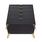 Manhattan Comfort DUMBO Black Modern 5-Drawer Tall Dresser
