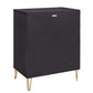Manhattan Comfort DUMBO Black Modern 5-Drawer Tall Dresser