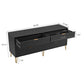 Manhattan Comfort DUMBO Black Modern 6-Drawer Double Low Dresser