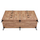 Manhattan Comfort DUMBO Golden Brown Modern 10-Drawer Double Tall Dresser
