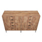 Manhattan Comfort DUMBO Golden Brown Modern 10-Drawer Double Tall Dresser