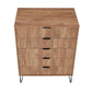 Manhattan Comfort DUMBO Golden Brown Modern 5-Drawer Tall Dresser
