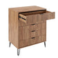 Manhattan Comfort DUMBO Golden Brown Modern 5-Drawer Tall Dresser