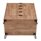 Manhattan Comfort DUMBO Golden Brown Modern 5-Drawer Tall Dresser