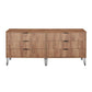 Manhattan Comfort DUMBO Golden Brown Modern 6-Drawer Double Low Dresser