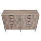 Manhattan Comfort DUMBO Grey Modern 10-Drawer Double Tall Dresser