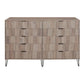 Manhattan Comfort DUMBO Grey Modern 10-Drawer Double Tall Dresser